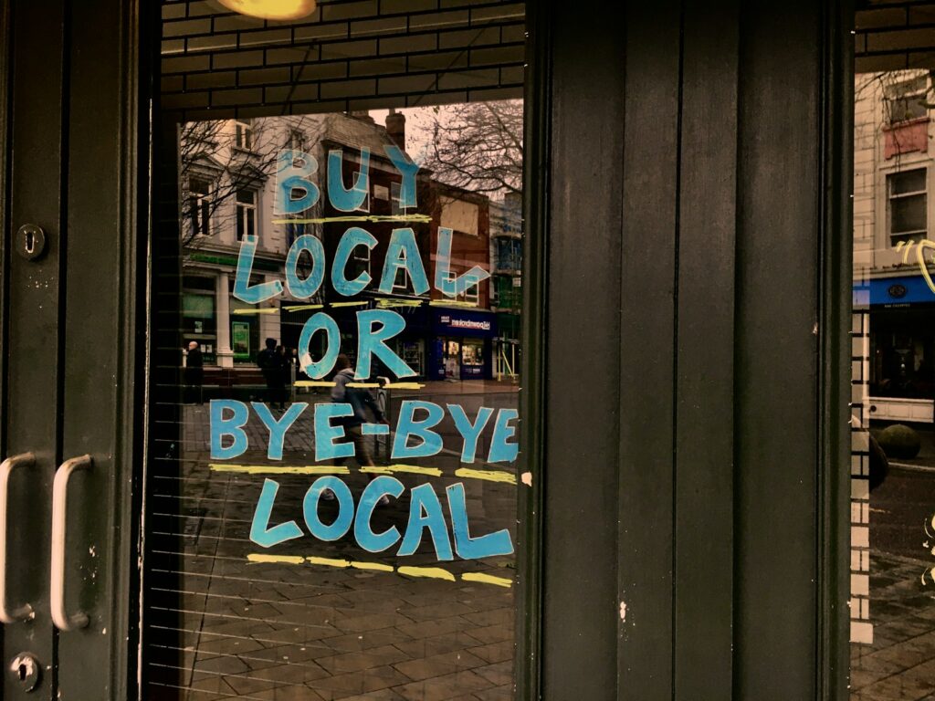 Your Business is Hiding in Plain Sight (And Local SEO Can Fix That) blue and white happy birthday signage